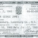 Alan George James 68-02-001861